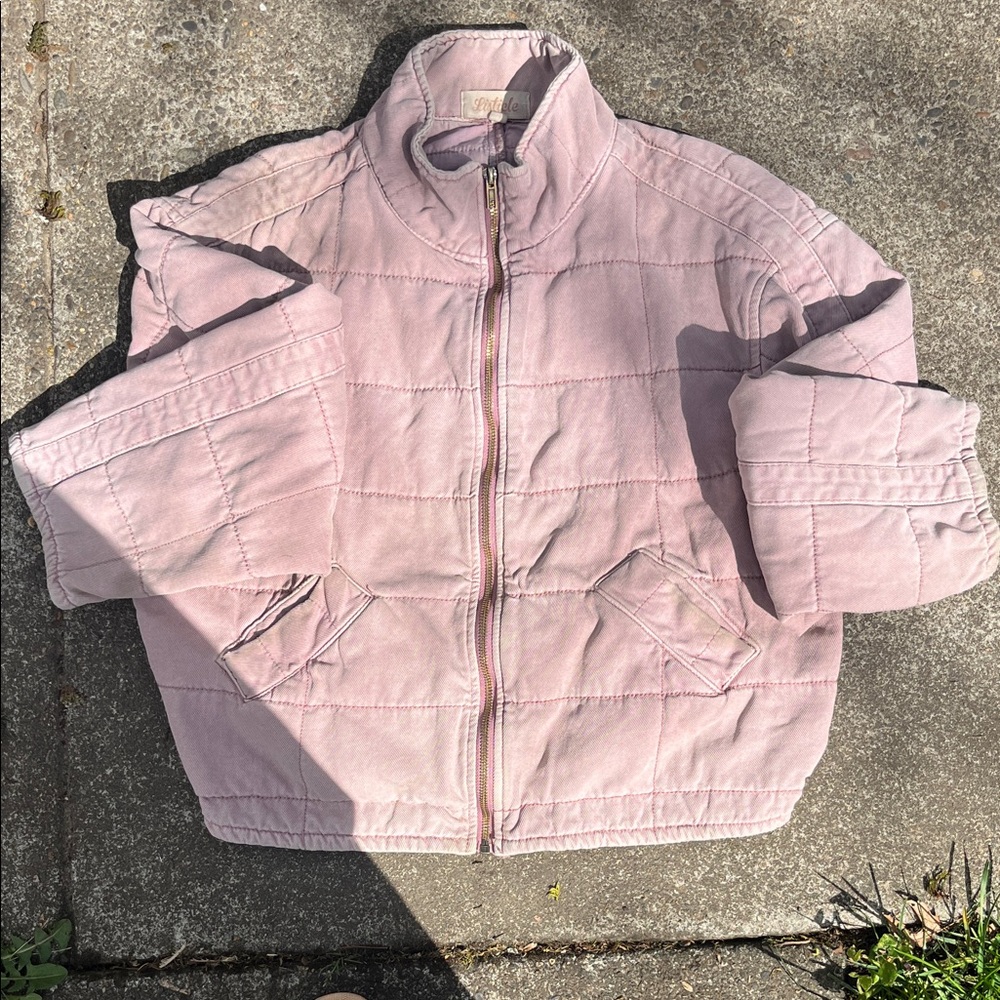 Listicle Pale Pink Collar Jacket
